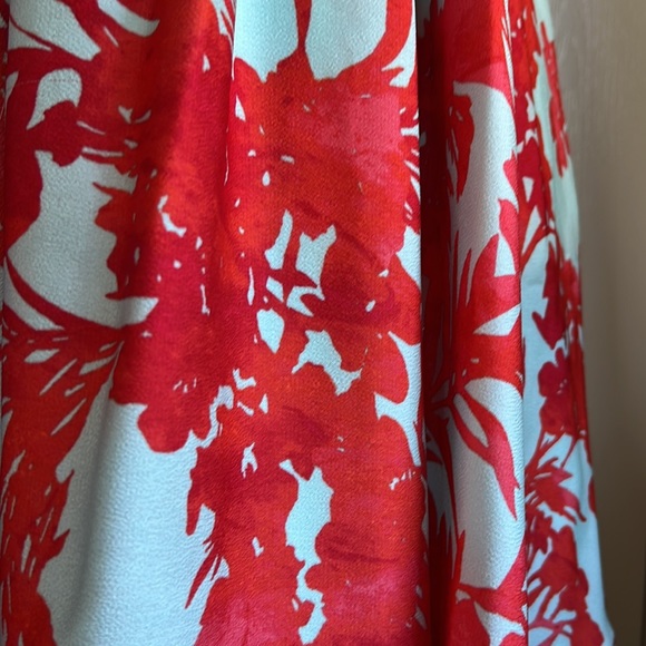 Banana Republic Satin Midi Vee Dress - Picture 6 of 6